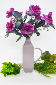 Florero de mesa de lujo con forma de botella, gran venta de florero de Color antiguo con recubrimiento en polvo, jarrón de estilo Premium para el hogar de lujo - Product Image 2