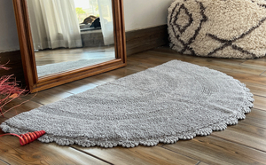Luxury Ultra-Absorbent & Quick-Dry Bath Mat Soft Reversible Cotton <b>Floor</b> Rug for Modern Home & Hotel Bathroom Shower Comfort - Product Image 3