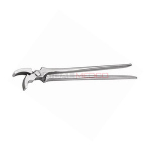 Pinza para Cascos de Alto Rendimiento con Mordaza Curva, Acero Inoxidable Alemán, Reutilizable, Agarre Preciso, Resistente, Fijación Rápida, Antideslizante - Product Image 5