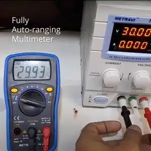 MetraVI-Multímetro digital TRMS de rango automático, probador de alta precisión para instrumentos eléctricos de frecuencia de resistencia de voltaje - Product Image 6