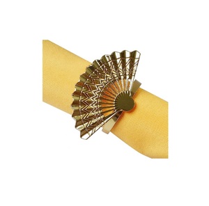 Hot Selling New napkin <b>ring</b> Factory <b>Indian</b> leaf Wholesale Price Metal Napkin <b>Ring</b> For Home and Hotel Napkin Holder for table top - Product Image 4