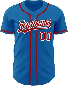 OEM Vente en gros Maillot de baseball personnalisé Sublimation de haute qualité Respirant Nom et numéro durables Performance optimale sur le terrain Gear - Product Image 2