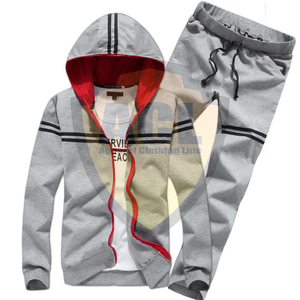 เสื้อกันหนาวมีฮู้ดสำหรับผู้ชาย,พร้อมกางเกงวิ่งจ๊อกกิ้งมีซิปขนาดใหญ่พิเศษ - Product Image 4