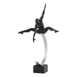 Sculpture d'animal en métal moderne de qualité supérieure, décoration de table, décoration de table plaquée or, décoration de maison moderne, cadeau de mariage, Zahid Exports - Product Image 1