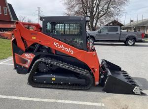 Chargeuse sur chenilles compacte Kubota SVL75-2 d'occasion Skid Steer en caoutchouc haute puissance avec cabine à vendre - Product Image 5