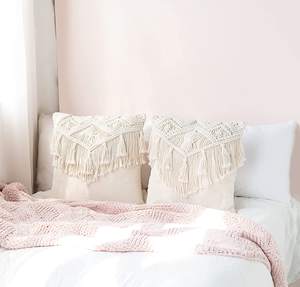 High Quality Macrame Pillow <b>Cover</b> Pillow <b>Cover</b> for Couch, <b>Sofa</b>, Bed, Farmhouse, <b>Chair</b>, Dining, Patio, Outdoor, Car OEM - Product Image 3