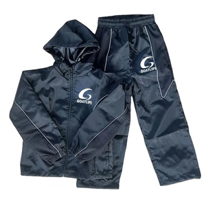 Conjunto Deportivo de 2 Piezas, Chaqueta Cortavientos Holgada, Ligera, Transpirable, de Poliéster, Estilo Urbano, para Invierno, para Hombre y Mujer - Product Image 1