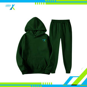 Conjunto de chándal de 2 piezas de invierno para hombre, Sudadera con capucha y pantalones para correr, chándal Atlético informal para gimnasio para correr y entrenar - Product Image 4