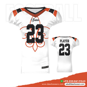 Uniformes de equipo de fútbol americano duraderos para hombres de sarga de aparejos para práctica de entrenamiento y partidos competitivos - Product Image 4