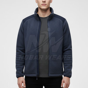 Chaqueta de Forro Polar Cálida para Entrenamiento, con Cierre Completo, para Hombre, Cuello Alto, Ligera, Ropa Deportiva de Invierno, Manga Larga, Fabricación Personalizada - Product Image 3