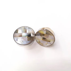 Tiradores de cajón de muebles hechos a mano minimalistas con incrustaciones de fregona elegante, tiradores para armario de cocina, duradero, ecológico - Product Image 3