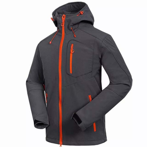 Veste Softshell pour homme à manches longues, fermeture éclair, 100% polyester, meilleur matériau, prix bas, vêtements de rue, haute qualité, vente en gros - Product Image 1