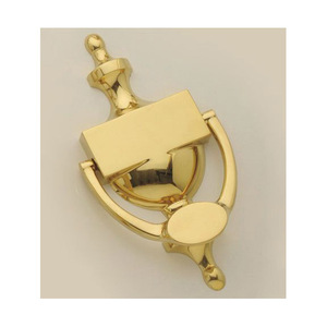 Aldaba de puerta de latón macizo tradicional con detalles hechos a mano y revestimiento de polvo rico Ideal para villas e interiores patrimoniales - Product Image 6