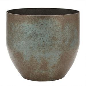 Maceta decorativa de Metal BronzeHaven con acabado de pátina antigua envejecida para jardín doméstico maceta de Metal antiguo para uso decorativo - Product Image 6