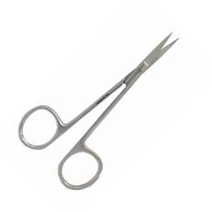 Tijeras Oftálmicas de Precisión, Rectas y Puntiagudas, de Acero Inoxidable, Instrumento Microquirúrgico de 11.5 cm de Longitud, con Certificación CE - Product Image 4