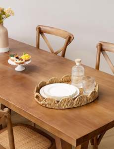 ถาดเสิร์ฟอาหารหวายขอบหยักถาดรองน้ำสำหรับชาวเติร์ก - Product Image 3