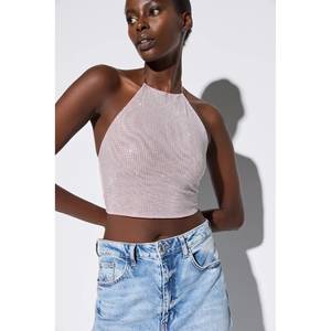 T-shirt décontracté en coton 100% à col rond sans manches, coupe régulière, par Mega Merchant - Product Image 2