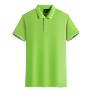 Camiseta Lisa bordada de algodón 100% de alta calidad para hombre, camisetas Polo con logotipo personalizado, camiseta Polo de uniforme de Golf - Product Image 2