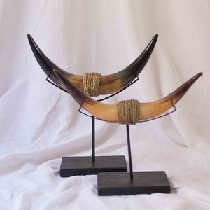 Cuerno de búfalo natural hecho a medida que sopla animales Cuerno real pulido para funciones religiosas y sopla cuerno de vaca - Product Image 2