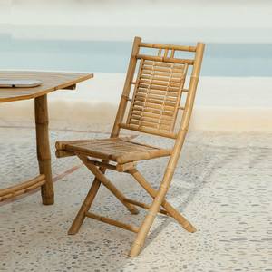 Silla plegable de bambú para patio, muebles para el hogar, silla plegable de bambú para jardín al aire libre, hecha en Vietnam - Product Image 6