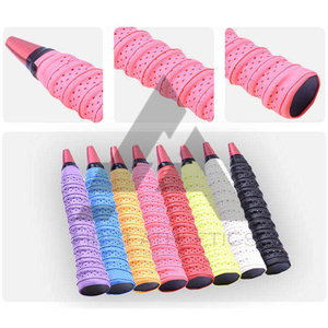 Cinta de agarre de raqueta de Pádel cómoda personalizada, antideslizante, absorbente de sudor, fácil de envolver, deportes al aire libre, sobregrips de goma, suministro OEM - Product Image 4