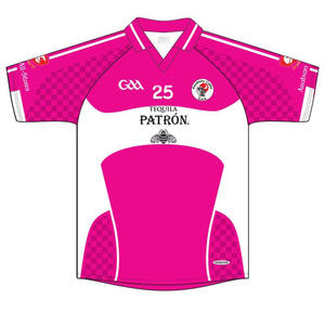 Personalización 100% poliéster GAA fútbol Jersey mejor calidad gaélico fútbol desgaste patrón sólido frente Logo corto OEM disponible - Product Image 1