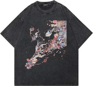 T-shirts pour hommes Streetwear T-shirts de haute qualité 100% coton lavé à l'acide T-shirts Anti Social Club T-shirts pour hommes - Product Image 1