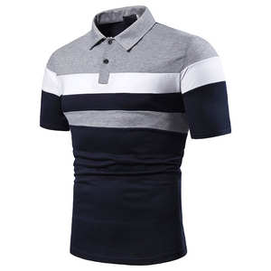 Chemises polo en coton polyester lavé, chemise polo durable pour le travail et les vêtements décontractés, matière respirante en mélange de coton - Product Image 6