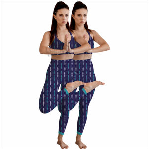 Ropa de Gimnasio para Mujer, Conjuntos de Yoga con Impresión Personalizada, Conjuntos de Yoga para Mujer en Oferta - Product Image 4