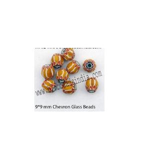 Collier de perles de verre de style long conçu pour des déclarations de mode uniques et facile à jumeler avec n'importe quel fournisseur de look d'Inde - Product Image 4