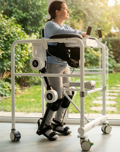 Exoesqueleto Motorizado de Rehabilitación de Tobillo, Dispositivo de Asistencia para Caminar de Fibra de Carbono para Entrenamiento de Rehabilitación de Trastornos de Movimiento del Tobillo - Product Image 1