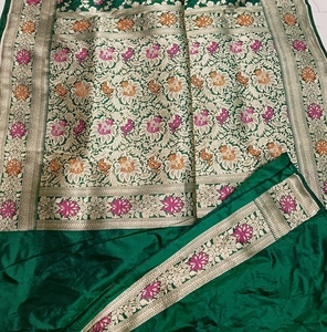 Saree en soie douce/Saree en soie imprimée/Saree en soie pour mariage Mysore Saree en soie Paithani Saree en soie Art Saree en soie Zari Work Silk - Product Image 2