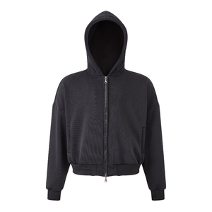 Sweat-shirt décontracté à fermeture éclair complète pour hommes personnalisé Survêtement à capuche pour l'hiver - Product Image 2