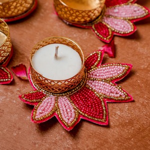 Bougeoir décoratif indien, lumière de thé spéciale Diwali, Diwali Diyas, décoration indienne, décor de Temple, décor d'escalier d'entrée - Product Image 3