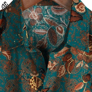 Offre Spéciale chemises hawaïennes à manches courtes pour hommes pour l'été OEM chemises de conception personnalisée pour les vêtements de plage - Product Image 2