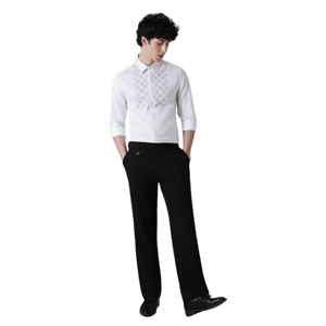 <b>Mens</b> Stylish Full Sleeve Designer <b>Shirt</b> with <b>Sequin</b> Embroidery Modern Slim Fit, and Premium Fabric for Party Wear - Product Image 6