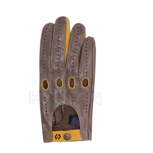 Guantes de conducción de ajuste suave con agarre flexible en la palma y espalda transpirable para conductores de automóviles profesionales - Product Image 2