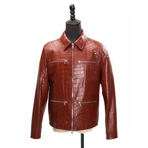 Chaqueta Bomber con Capucha para Hombre D-Ride Moto Winter, Cuero Genuino, Personalizable con Logotipo en el Cuello Trasero - Product Image 1