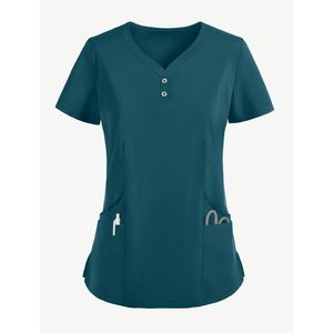 Women's Nursing <b>Uniform</b> <b>Scrub</b> Suits Top Pants Sets Custom Logo Sizes Colors Medical Hospital Wholesale Bulk Low Price <b>Scrub</b> Set - Product Image 5