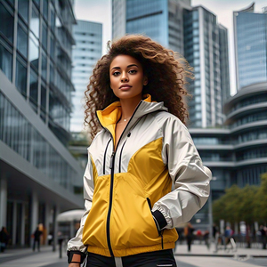 Chaqueta impermeable para senderismo para mujer, ropa informal para invierno y otoño, chaqueta cortavientos de secado rápido para mujer - Product Image 2