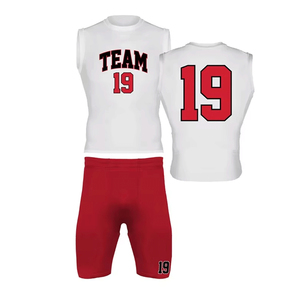 Uniforme de Fútbol Americano 7v7 Personalizado con Impresión por Transferencia de Calor, Transpirable, Tallas Grandes, Ligero y Económico - Product Image 1