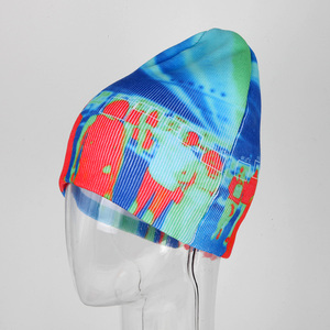 Gorro Jacquard de invierno personalizado, gorro con patrones de árbol, estampado Digital a mano, estampado por sublimación, logotipo, gorro, métodos 2025 - Product Image 2