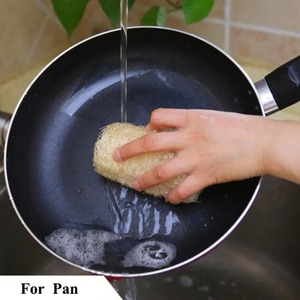 Esponja <span class=keywords><strong>de</strong></span> Lufa Natural Larga Ecológica para Lavar Platos, Antiadherente, Buena Absorción, Cepillo para Ollas, Baño y Cocina - Product Image 3