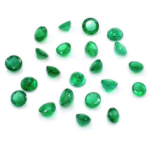 Natural Zambian Emerald Calibrated <b>Round</b> 3mm 3.5mm AAA Grade Loose Gemstone IGI Certified Variety <b>Cushion</b> Heart Marquise Shapes - Product Image 1