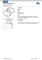 K1938 External Spiral Circlip Shaft Retaining Ring DIN 471 Steel