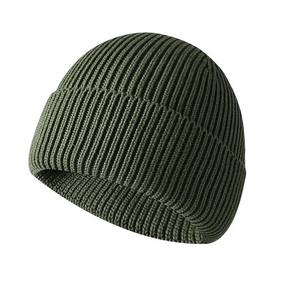 Men's Customized Colors Digital 100% Acrylic Solid Color Thick Fleece Beanie <b>Hat</b> Skullies <b>Snow</b> Logo for Beach Outdoor Use - Product Image 2