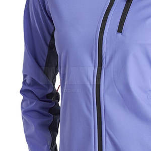 Chaqueta Softshell de color personalizado para mujer, ropa de moda, chaqueta Softshell cortavientos para mujer, chaqueta Softshell - Product Image 6
