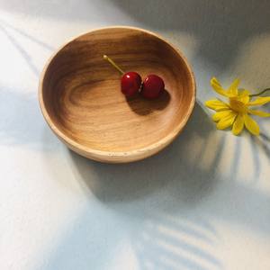 Mini bol en bois d'acacia, ustensile de table en matériau écologique, accessoires de cuisine fabriqués à la main du Vietnam - Product Image 6