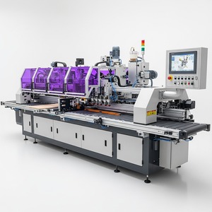 Machine à chants de bord CNC automatique pour chants de bord en MDF, contreplaqué, panneaux de bois, haute précision, mobilier industriel, moteur, pompe, moteur, PLC - Product Image 5