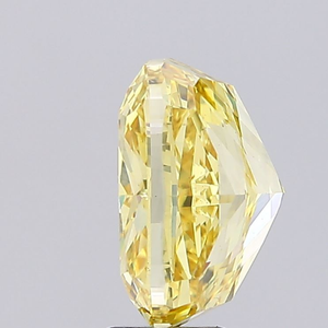 Diamant de laboratoire taille coussin, jaune vif fantaisie, excellente taille, certifié IGI, type CVD, pierre précieuse non montée pour joaillerie fine - Product Image 3